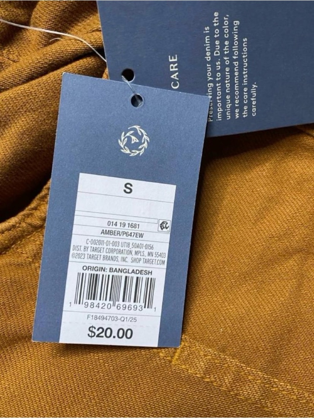 Universal Thread Mustard Drawstring Shorts - Picture 5 of 5